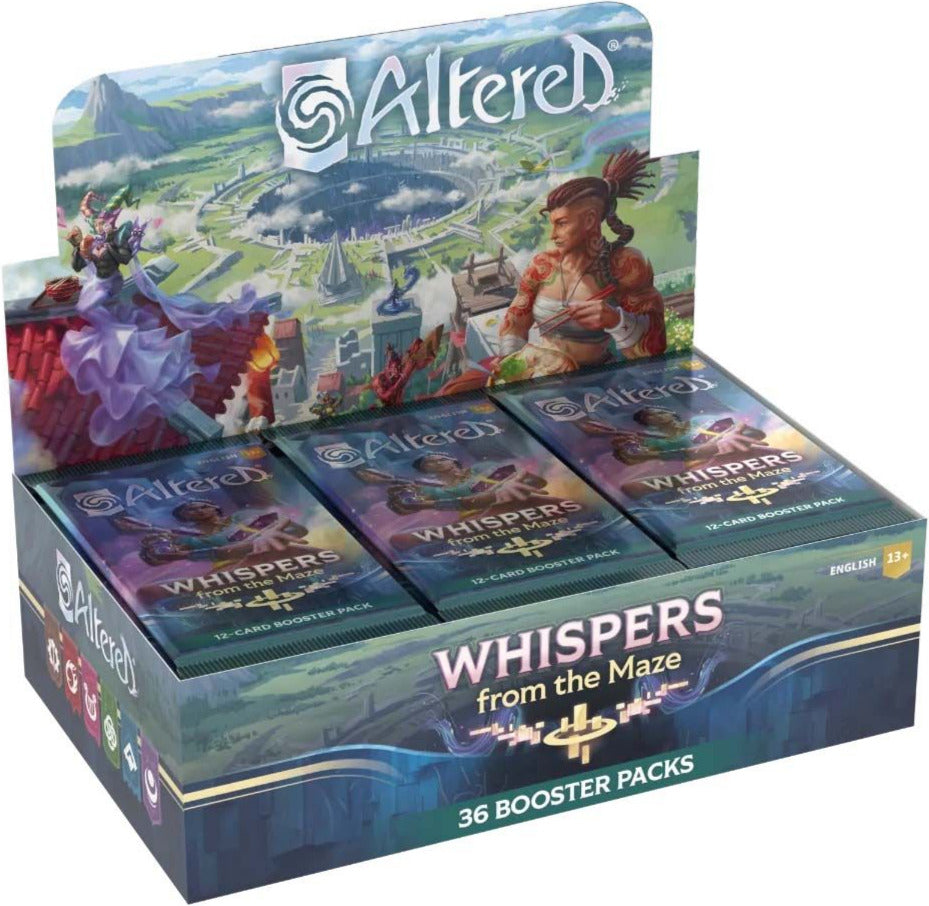  Altered Whispers from the Maze Booster Display mit 36 Packs – englische Version