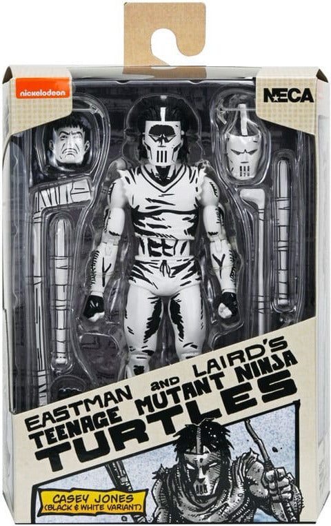 NECA TMNT Casey Jones Black and White Actionfigur 18 cm